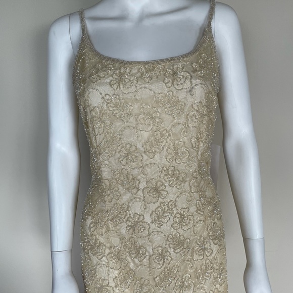 Vintage Dead Stock NWT Beaded Wedding Bride Gown - Picture 3 of 10